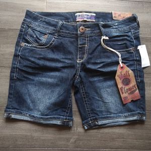 NWT Wallfower denim Bermuda shorts